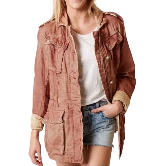Free People not your brother’s surplus utility/military jacket SZ Xsmall - Picture 1 of 16